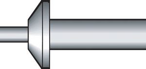 Hillman 1/4 in. D X 1-1/4 in. L Steel Mushroom Head Hammer Drive Anchor 100 pk