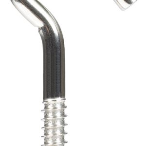 Hampton Small Stainless Steel 4.8125 in. L Clothesline Hook 300 lb 1 pk