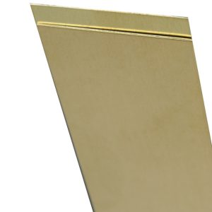 K&S 0.16 in. X 1/2 in. W X 36 in. L Brass Metal Strip