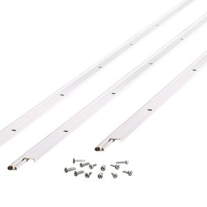 M-D Silver Aluminum Weatherstrip Kit For Door Jambs 7 ft. L X 7/8 in.