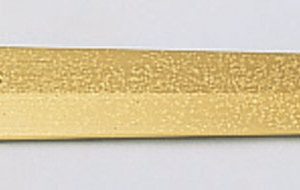 M-D 5/16 in. H X 36 in. L Prefinished Satin Brass Aluminum Carpet Trim