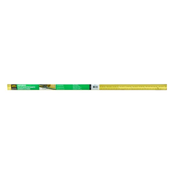 M-D 5/8 in. H X 36 in. L Prefinished Satin Brass Aluminum Carpet Gripper