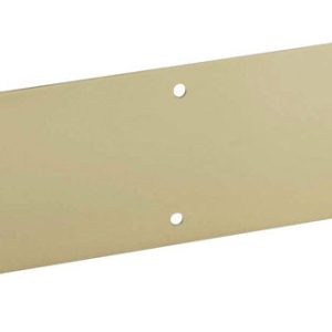 Schlage 6 in. H X 30 in. L Bright Brass Brass Kickplate