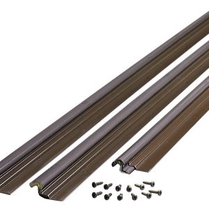 M-D Bronze Foam/Vinyl Weatherstrip For Door Jambs 36 and 84 in. L X 1 in.