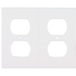 M-D White Foam Wall Plate Sealers 6 pk