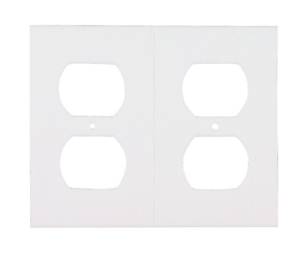 M-D White Foam Wall Plate Sealers 6 pk