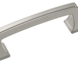 Amerock Mulholland Pull Cup Flush Pull Satin Nickel 1 pk