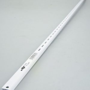 Knape & Vogt White Steel Regular Duty Bracket 16 Ga. 48 in. L
