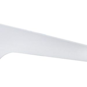 Knape & Vogt White Steel Regular Duty Bracket 16 Ga. 8 in. L 160 lb