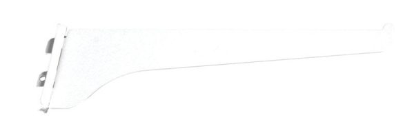 Knape & Vogt White Steel Regular Duty Bracket 16 Ga. 10 in. L 160 lb