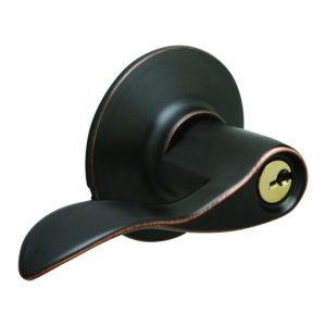 Schlage Accent Aged Bronze Entry Lockset 1-3/4 in.