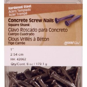 Hillman 1 in. Concrete Steel Nail Flat Head