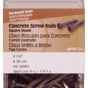 Hillman 2-1/2 in. Concrete Steel Nail Flat Head 6 lb