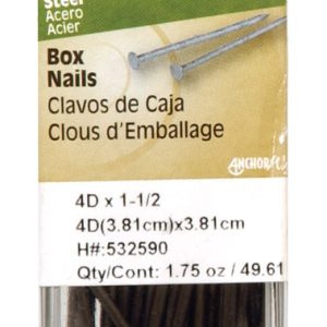 Hillman 3D 1-1/4 in. Box Bright Steel Nail Flat Head
