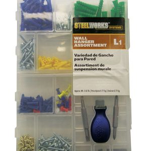 Hillman STEELWORKS L1 Assorted Picture Hanging Set 1 pk