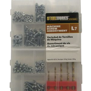 Hillman Assorted in. X 1/2 in. L Combination Pan Head Zinc-Plated Steel Machine Screw Kit 1 pk