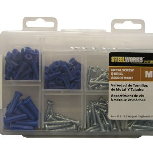Hillman 3/8 in. D X 1 in. L Plastic/Stainless Steel Pan Head Anchor Kit 213 pk