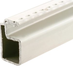 Prime-Line Cream Aluminum 7/16 in. W X 94 in. L Screen Frame 1 pk
