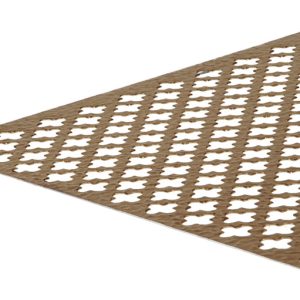 Boltmaster 0.02 in. X 24 in. W X 36 in. L Anodized Aluminum Cloverleaf Sheet Metal