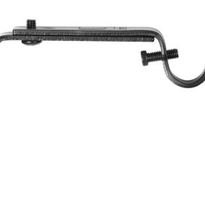 Umbra Matte Black Adjustable Wall Bracket 5/8 in. L