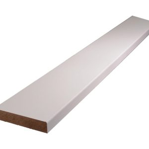 Alexandria Moulding 4 in. H X 96 in. L Primed White MDF Molding