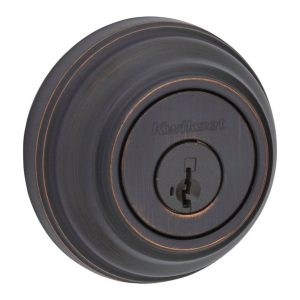 Kwikset SmartKey Venetian Bronze Metal Deadbolt