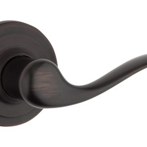 Kwikset Tustin Venetian Bronze Passage Lockset 1-3/4 in.