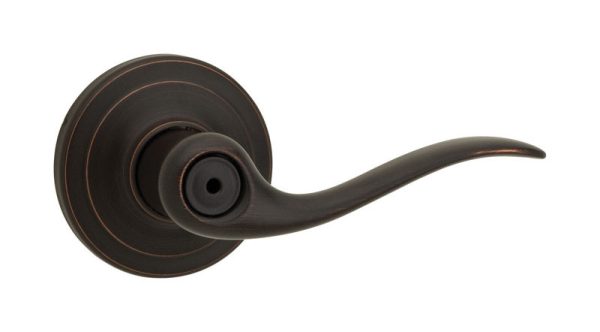 Kwikset Tustin Venetian Bronze Privacy Lockset 1-3/4 in.
