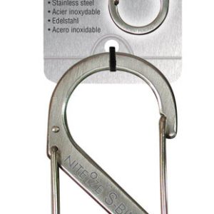 Nite Ize S-Biner 1.8 in. D Stainless Steel Silver Carabiner Key Holder