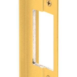 Prime-Line 8.438 in. H X 6 in. L Gold Extruded Aluminum Door Lock Guards