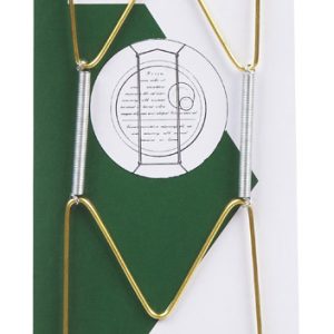 Tripar 7 to 10 in. Brass Bent Curves Plate Hanger