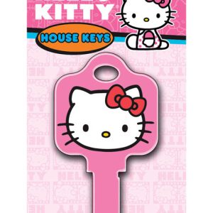 Hillman Hello Kitty House/Office Key Blank 68 SC1 Single For Schlage Locks