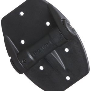 National Hardware TruClose 3.81 in. L Black Self-Closing Spring Hinge 2 pk