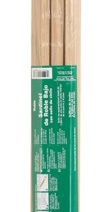 M-D 1.125 in. H X 3.5 in. W X 36 in. L Wood Grain Hardwood Threshold Replacement Insert Oak