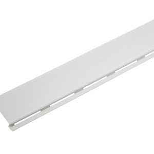 Amerimax 7 in. W X 48 in. L White Plastic Gutter Cover