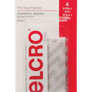 Velcro Strips 3-1/2 in. L 4 pk