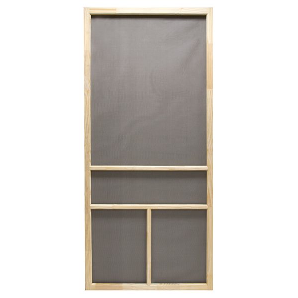Precision 80-1/2 in. H X 32 in. W Dogwood Natural Wood Wood Screen Door