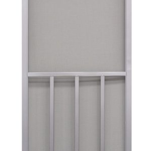 Precision 79-3/4 in. H X 35-1/4 in. W Promo Gray Steel Screen Door