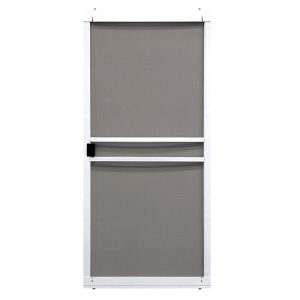 Precision 80-3/4 in. H X 36 in. W Branson White Steel Adjustable Sliding Screen Door