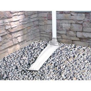 Frost King Drain Away 0.1 in. H X 8.5 in. W X 48 in. L White Plastic Automatic Drain Away