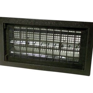Air Vent 9.5 in. H X 17.1 in. W Black Plastic Automatic Foundation Vent