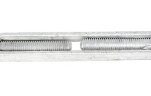 Baron Galvanized Steel Turnbuckle 2200 lb. cap.