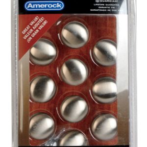Amerock Allison Value Round Cabinet Knob 1-1/4 in. D 1-1/8 in. Satin Nickel 10 pk