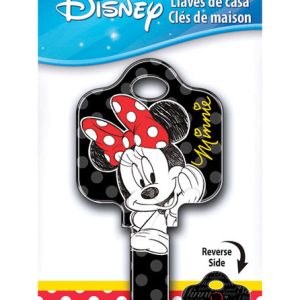 Hillman Disney Minnie Mouse House Key Blank 68 SC1 Single For Schlage Locks