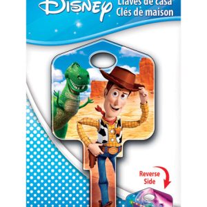 Hillman Disney Buzz/Woody House Key Blank 66/97 KW1/KW10 Single For Kwikset and Titan Locks