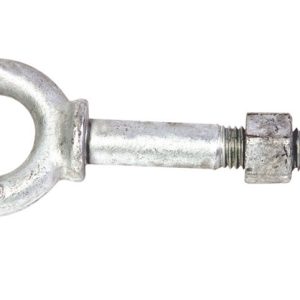 Baron 1/4 in. X 4 in. L Hot Dipped Galvanized Steel Shoulder Eyebolt Nut Included