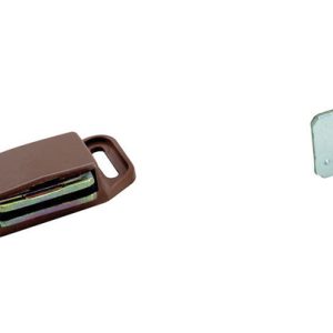 Amerock 1-1/8 in. W X 2 in. D Tan Plastic Magnetic Catch