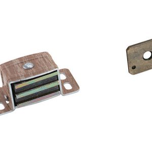 Amerock 1 in. W X 2-3/16 in. D Aluminum Magnetic Catch