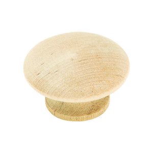 Amerock Traditional Classics Round Cabinet Knob 1-1/2 in. D 7/8 in. Unfinished 2 pk