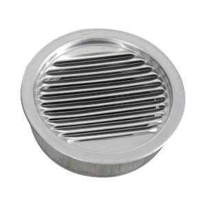 Air Vent 4 in. W X 4 in. L Mill Silver Aluminum Mini Louver